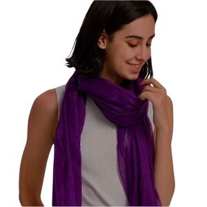 Featherweight Cashmere Scarf Wrap Shawl lightly fringed soft spun warmth